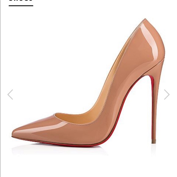 Christian Louboutin Shoes - Christian Louboutin So Kate nude pumps